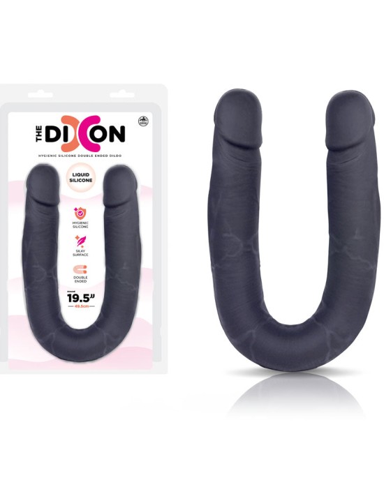 The Dixon - Black 19.5 Inch Double Dong