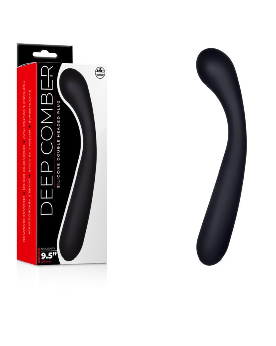 Deep Comber - Black 9.5 Inch Double Dildo