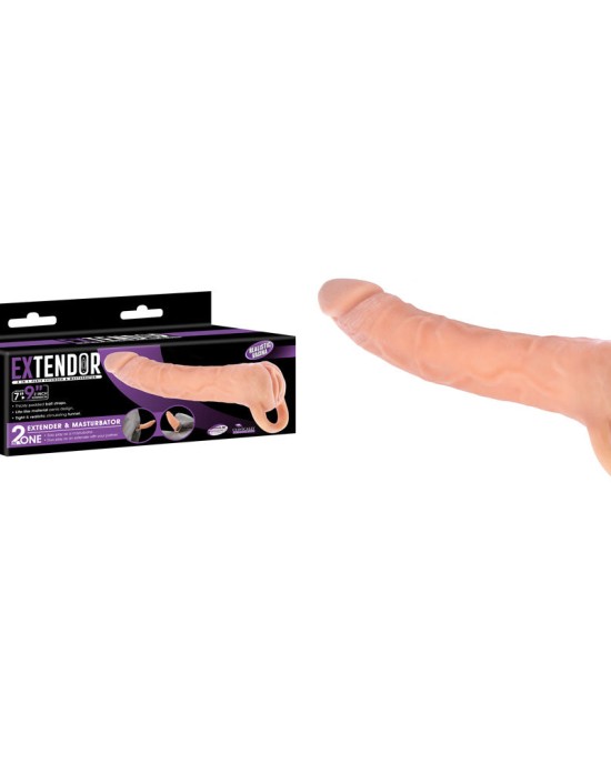 Extendor - 9 Inch 2-in-1 Penis Extender & Masturbator