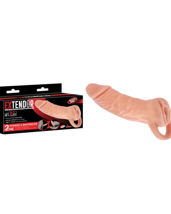 Extendor - 7 Inch 2-in-1 Penis Extender & Masturbator