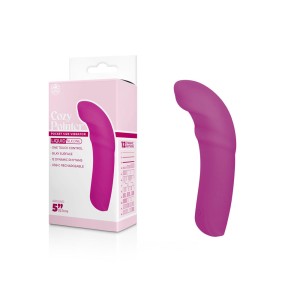 Cozy Pointer - 12.7cm Curved Mini Vibrator - Pink