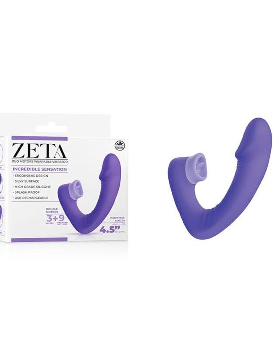 Zeta Duo Motor - G-Spot Wearable Vibrator - Purple