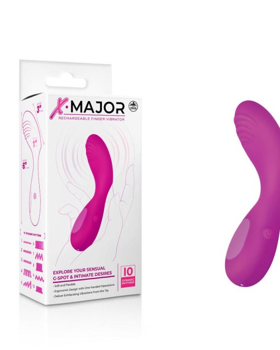 X Major Finger Stimulator - Pink