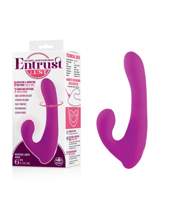 Entrust With Lust - Rotating G-Spot Vibrator - Pink