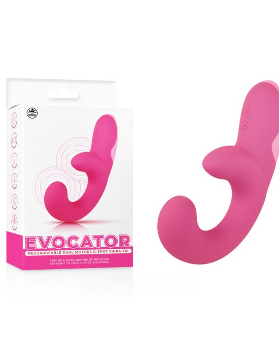 Evocator - Dual Motor G-Spot Vibrator - Pink