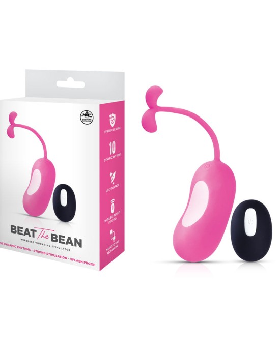 Beat The Bean - Vibrating Egg with Wireless Remote - Pink