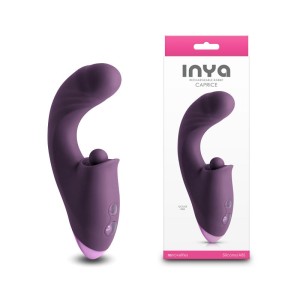 Inya Caprice - Vibrator with Clitoral Thumper - Purple