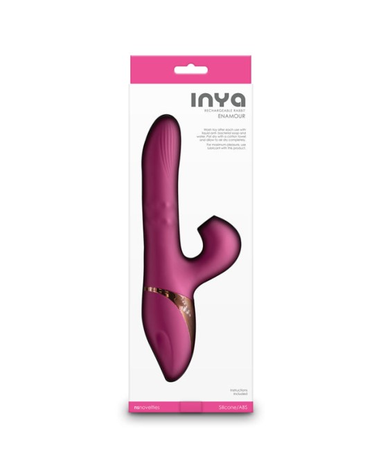 InYa Enamour - Rabbit Vibrator With Air Pulse - Pink