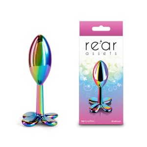 Rear Assets Clover Metallic Butt Plug - Multi-Colour