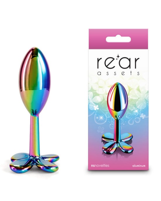 Rear Assets Clover Metallic Butt Plug - Multi-Colour