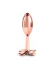 Rear Assets Clover Metallic Butt Plug - Rose Gold