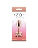 Rear Assets Clover Metallic Butt Plug - Rose Gold