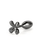 Rear Assets Clover Metallic Butt Plug - Gunmetal