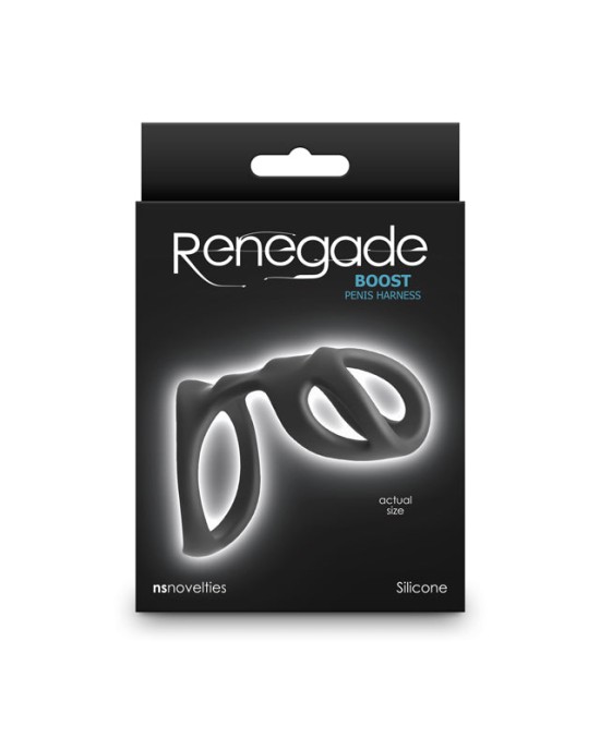 Renegade Boost - Black Penis Harness