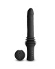 Renegade Super Stroker - Thrusting Vibrator With Remote Control & Stand - Black