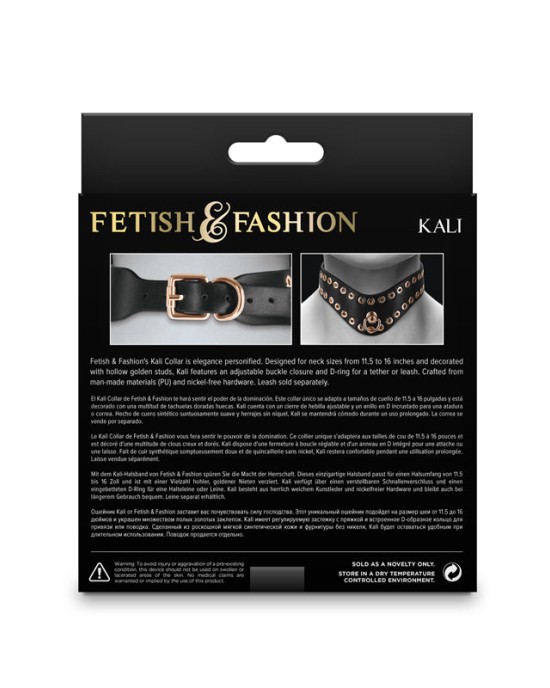 Fetish & Fashion - Kali Collar - Black