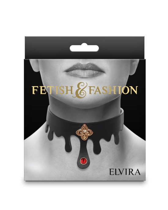 Fetish & Fashion - Elvira Collar - Black