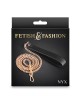 Fetish & Fashion - Nyx Leash - Black/Gold