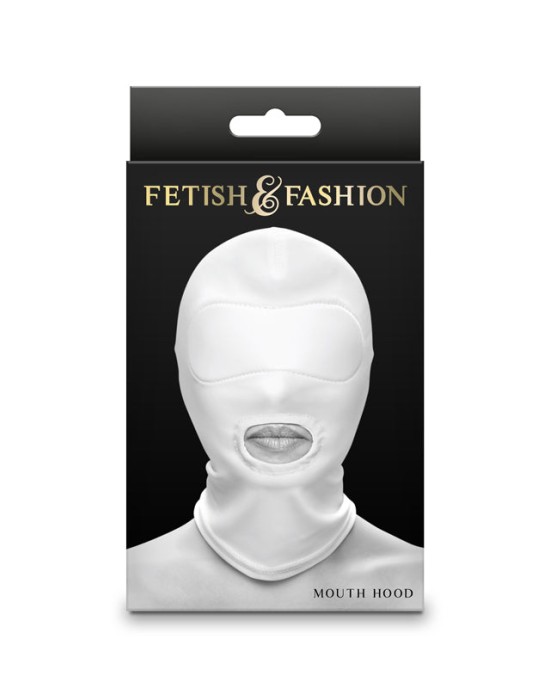 Fetish & Fashion - Mouth Hood - White