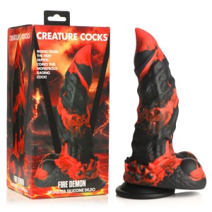 Creature Cocks Fire Demon Fantasy Dong