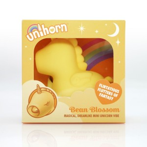 Unihorn - Bean Blossom - Yellow Flicking Stimulator