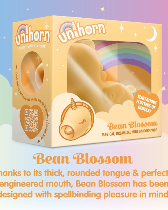 Unihorn - Bean Blossom - Yellow Flicking Stimulator