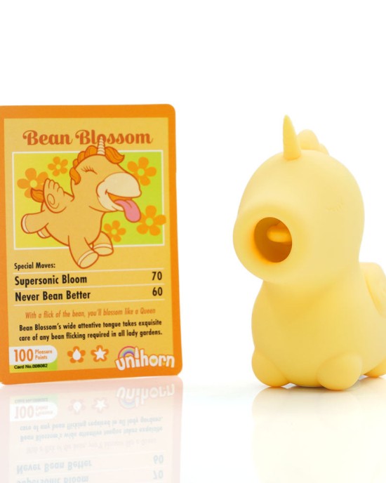 Unihorn - Bean Blossom - Yellow Flicking Stimulator