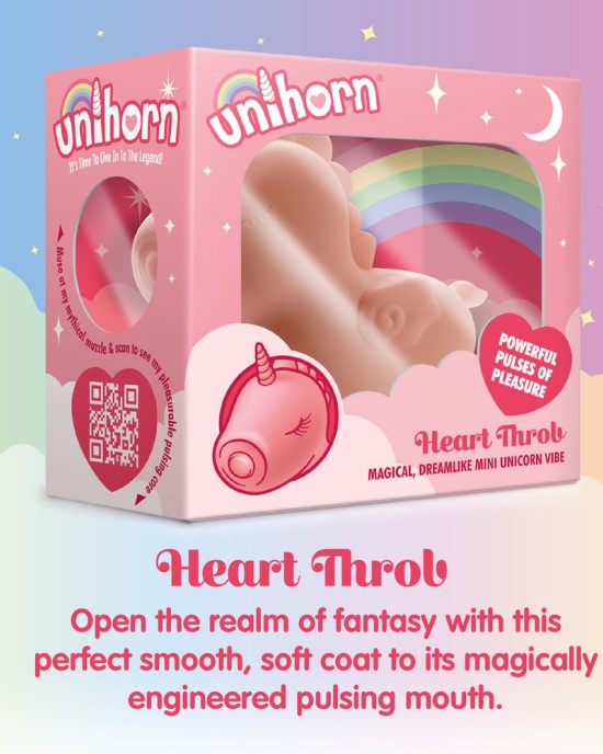 Unihorn - Heart Throb - Yellow Pulsating Stimulator