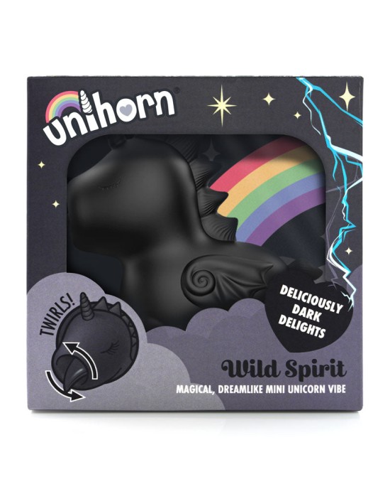 Unihorn - Wild Spirit - Black Twirling Stimulator