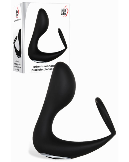 Adam & Eve Adam's Prostate Pleaser & C-Ring - Black