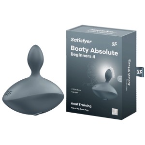 Satisfyer Booty Absolute Beginners 4 - Vibrating Butt Plug  - Grey