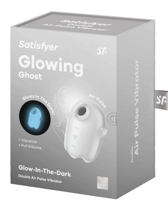 Satisfyer Glowing Ghost - Air Pulse Stimulator - White