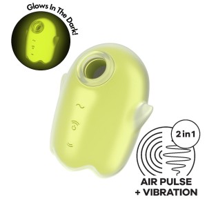 Satisfyer Glowing Ghost - Air Pulsation Stimulator - Yellow