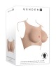 Gender X Undergarments - Flesh Wearable Breasts Plate C-Cup - Light