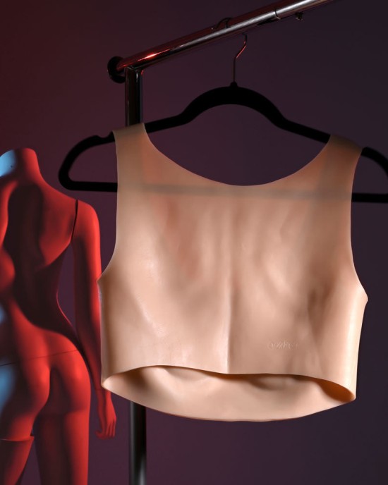 Gender X Undergarments - Flesh Wearable Breasts Plate C-Cup - Light