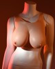 Gender X Undergarments - Flesh Wearable Breast Plate E-Cup - Light