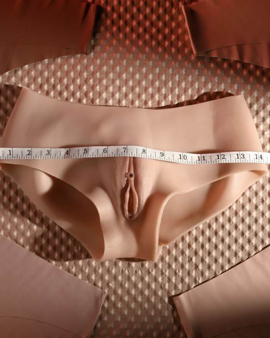 Gender X Undergarment - Flesh Wearable Vagina Briefs - Light