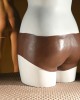 Gender X Undergarments - Brown Wearable Vagina Briefs - Dark