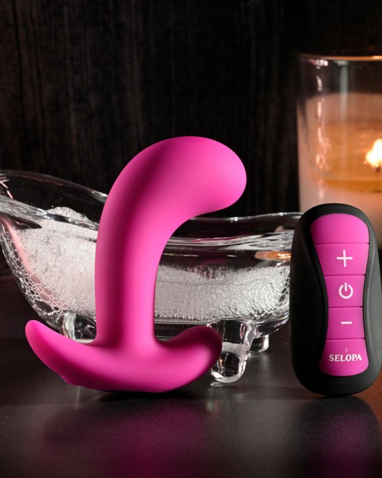 Selopa Hooking Up - Butt Plug With Wireless Remote - Pink