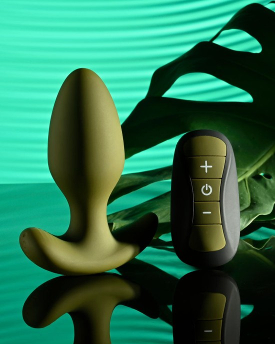 Selopa The Colonel - Green Vibrating Butt Plug With Wireless Remote