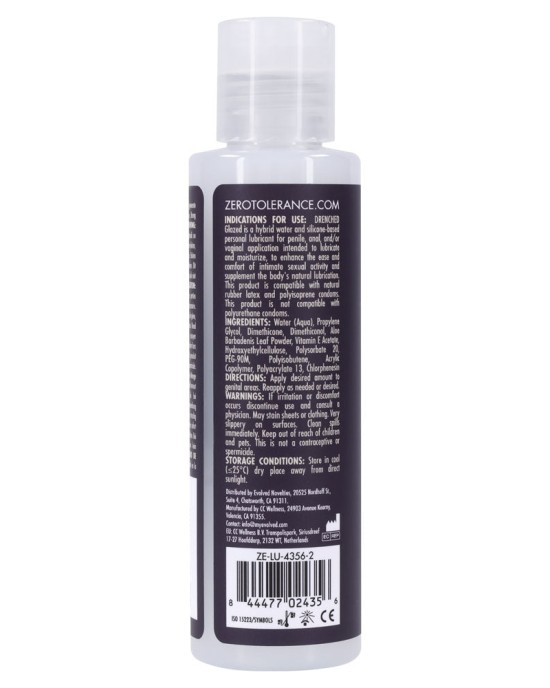 Zero Tolerance Drenched Glazed - Hybrid Cum Lubricant - 120ml