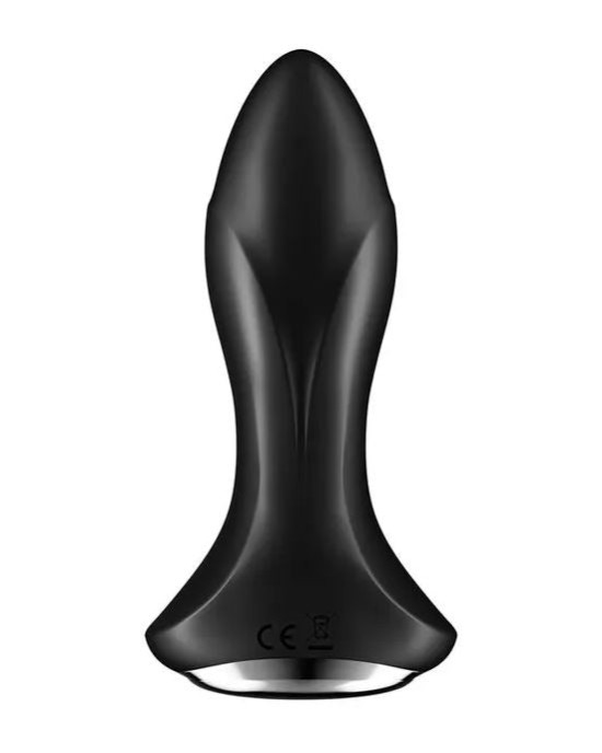 Satisfyer Rotator Plug 1 - Rimming Butt Plug With App Control - Black