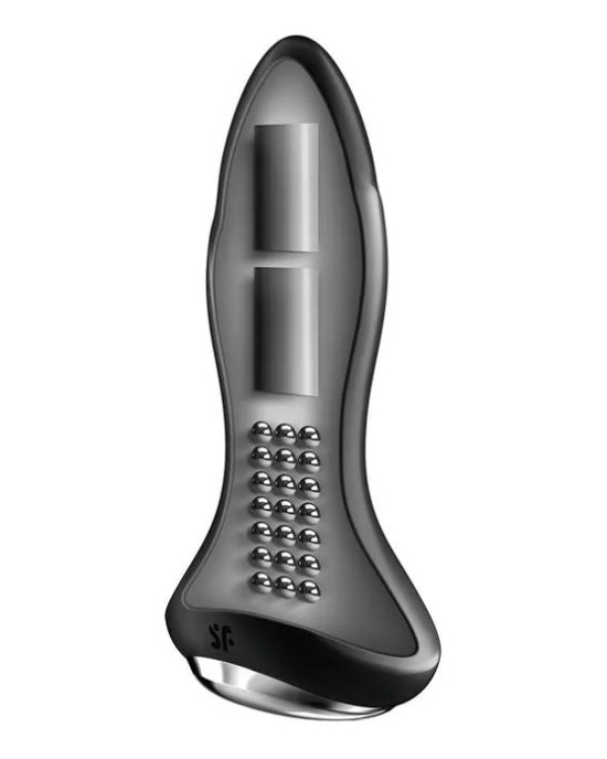 Satisfyer Rotator Plug 1 - Rimming Butt Plug With App Control - Black