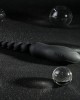 Playboy Pleasure Let It Bead - Vibrating Anal Beads With Clitoral Suction - Black