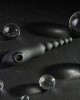 Playboy Pleasure Let It Bead - Vibrating Anal Beads With Clitoral Suction - Black