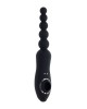 Playboy Pleasure Let It Bead - Vibrating Anal Beads With Clitoral Suction - Black