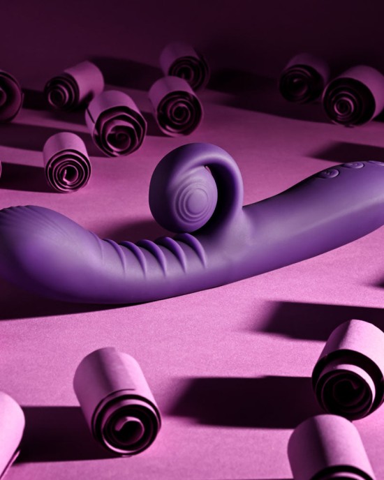 Playboy Curlicue - Rabbit Vibrator - Purple