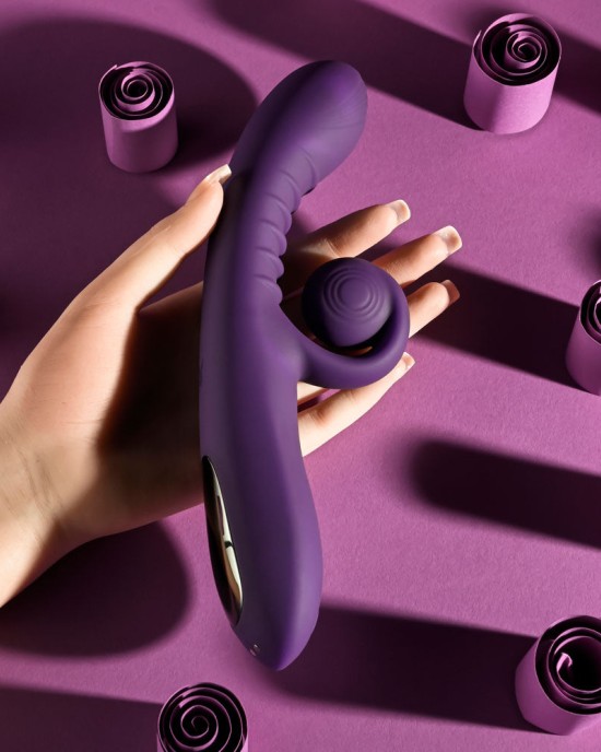 Playboy Curlicue - Rabbit Vibrator - Purple