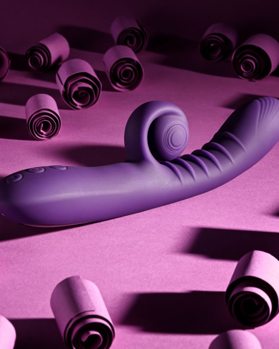 Playboy Curlicue - Rabbit Vibrator - Purple