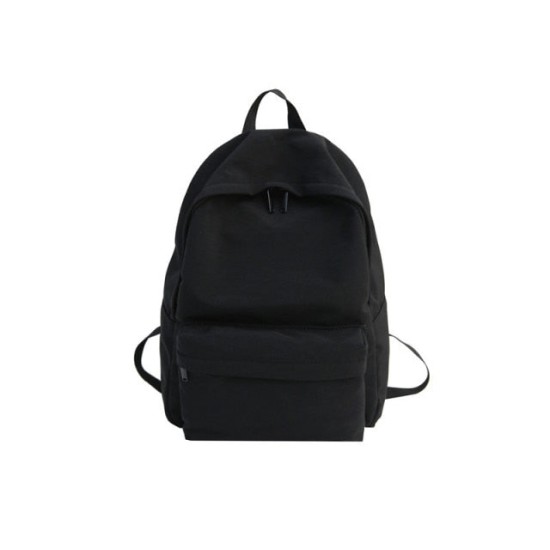 Solid Canvas Backpack For Teenagers Women Casual Large Capacity Solid Canvas Backpack For Teenagers Women Casual Large Capacity